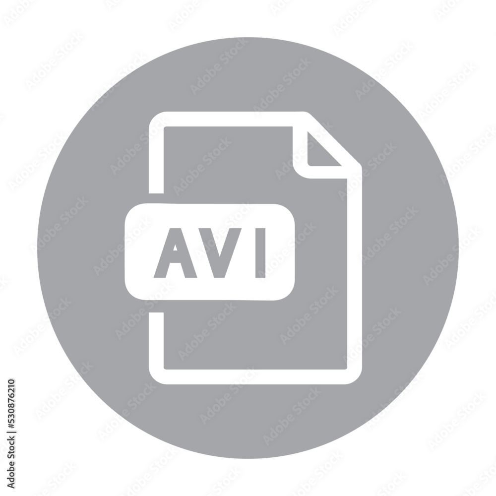 AVI video file extension icon
AVI video file extension icon