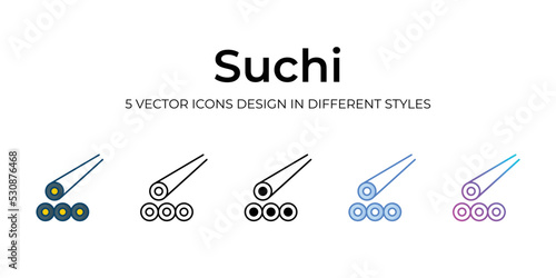 suchi icons set vector illustration. vector stock,