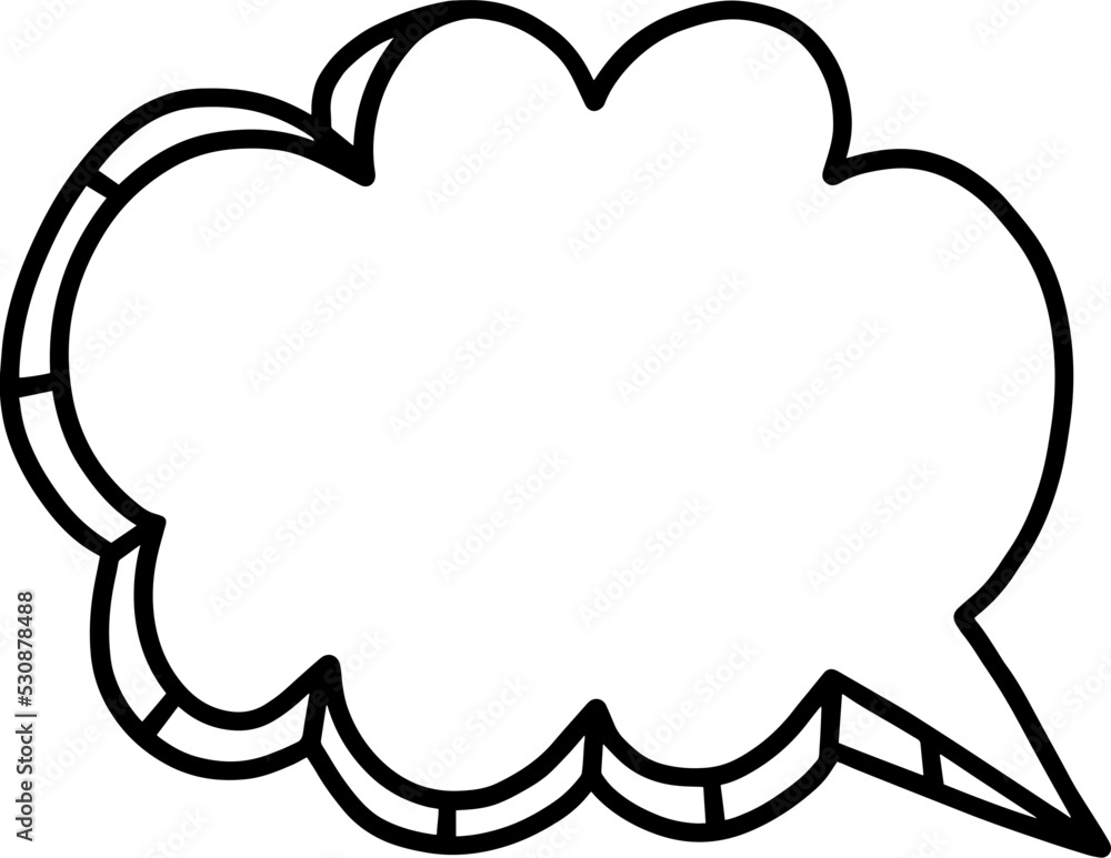 thought bubble line drawing outline thought bubble line drawing outline