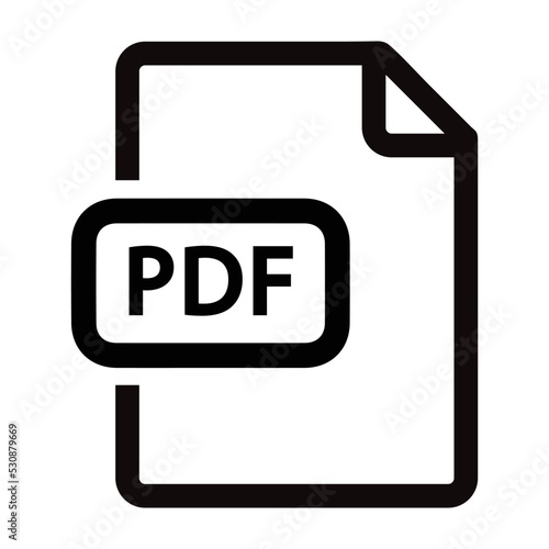 PDF vector icon

