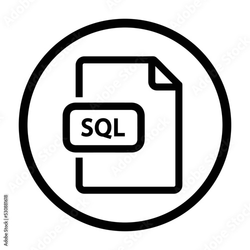 SQL File format icon