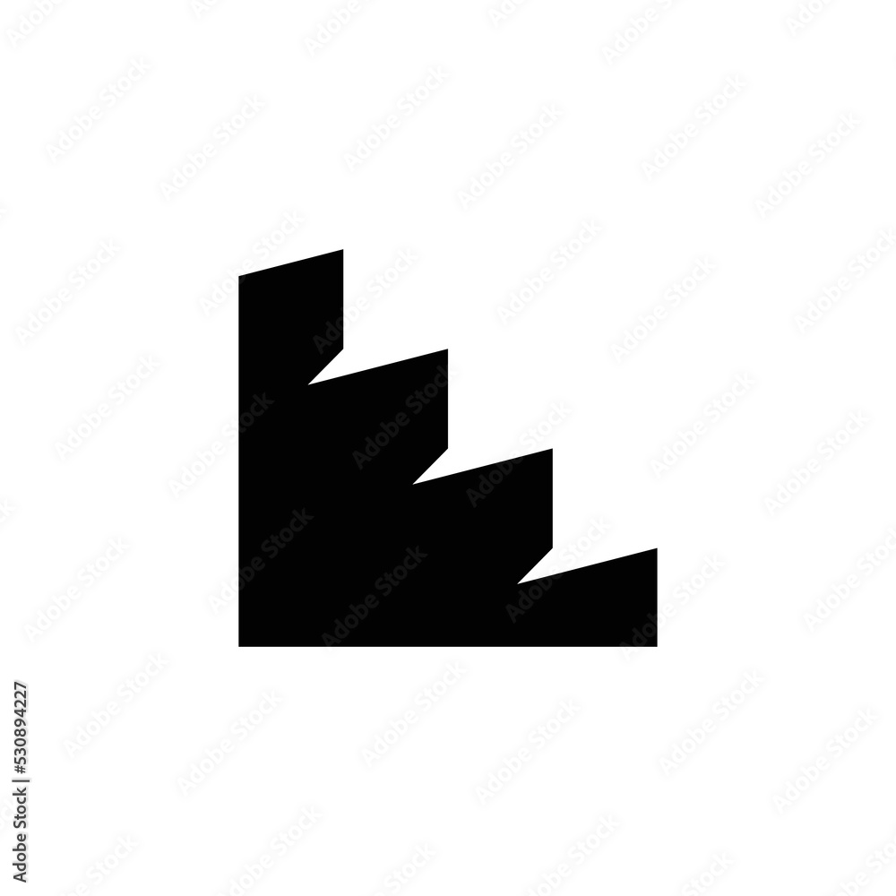 Up stair Icon Design Vector Template Illustration Up stair Icon Design Vector Template Illustration