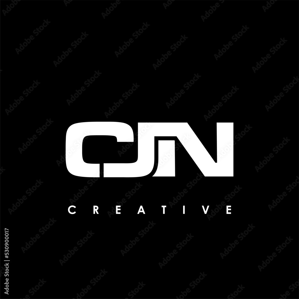 CJN Letter Initial Logo Design Template Vector Illustration CJN Letter Initial Logo Design Template Vector Illustration