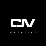 CJV Letter Initial Logo Design Template Vector Illustration