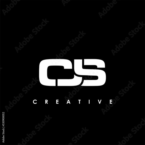 CJS Letter Initial Logo Design Template Vector Illustration