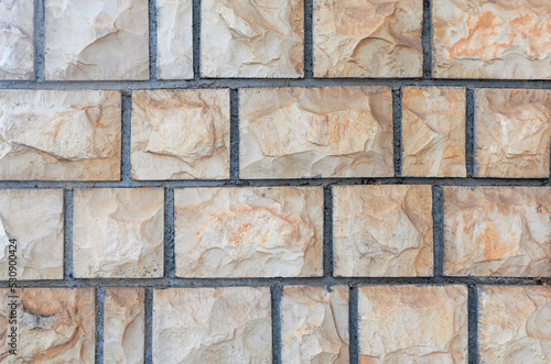 Wallpaper Mural natural stone background in the form of a brick wall Torontodigital.ca