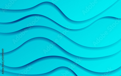 Abstract blue background. Blue gradient background. Abstract Waving. Vector illustration.
