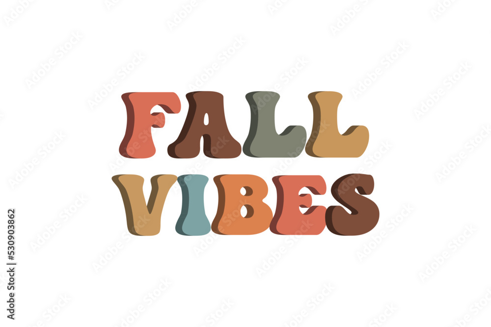 Fall Vibes SVG Typography T shirt Design Fall Vibes SVG Typography T shirt Design