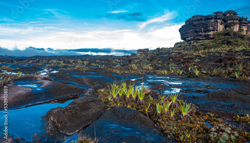 Expedition to Mount Roraima, approaching the mountain, Venezuela