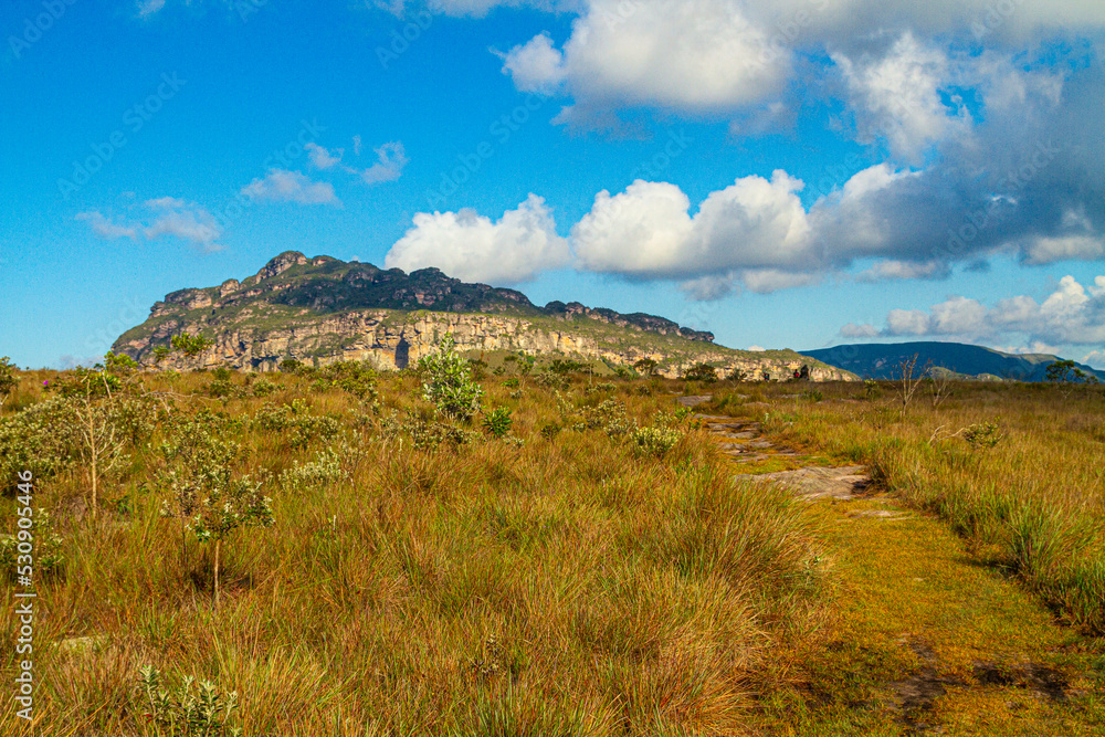 Fototapeta premium Landscapes of Chapada Diamantina, Vale do Pati Trekking, Brazil