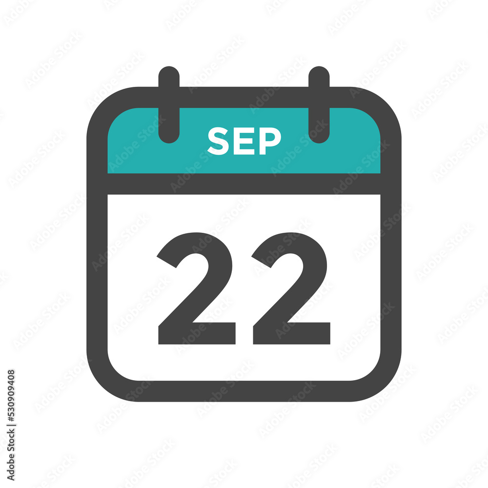 September 22 Calendar Day or Calender Date for Deadlines or Appointment September 22 Calendar Day or Calender Date for Deadlines or Appointment