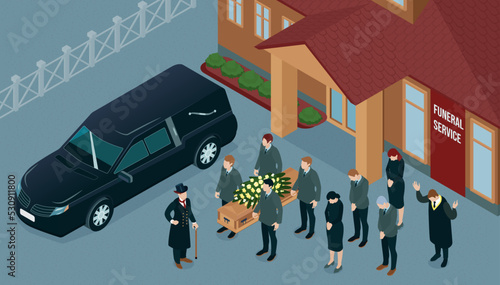Isometric Funeral Service