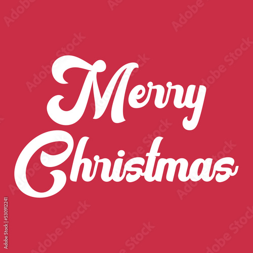 Merry Christmas  Christmas Banner  Merry Christmas Background  Merry Christmas Text  Holiday Greeting Card. 