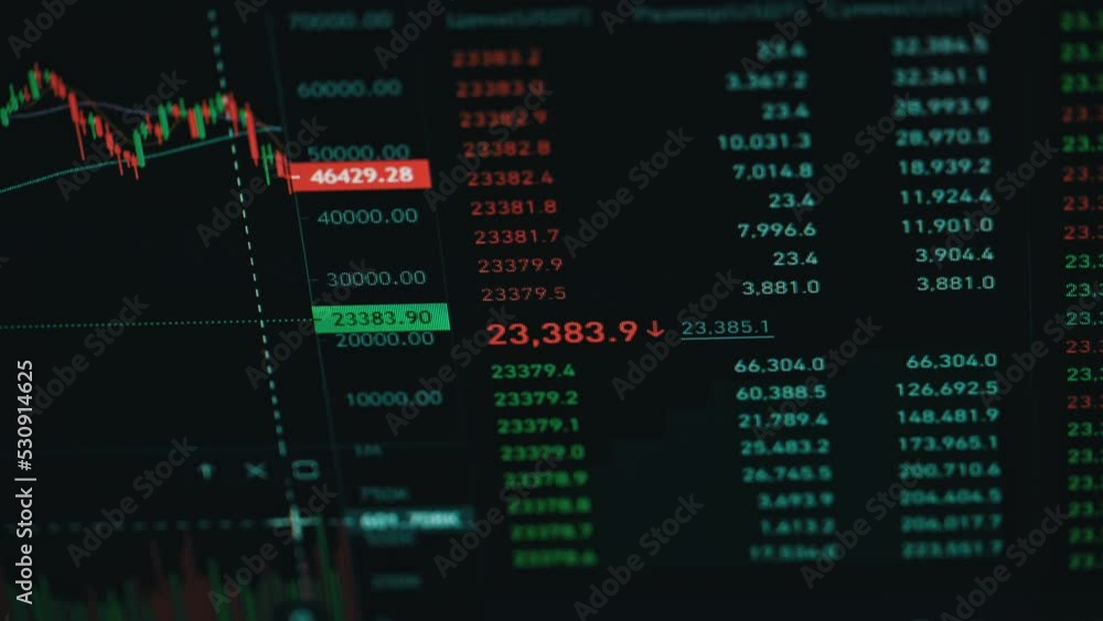 Cryptocurrency chart, bitcoin graph rising. The value of digital money ...