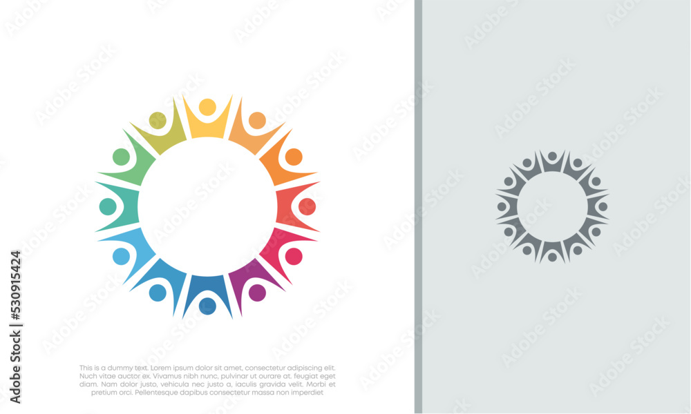 Global Community Logo Icon Elements Template. Community human Logo template vector. Community health care. Abstract Community logo. Global Community Logo Icon Elements Template. Community human Logo template vector. Community health care. Abstract Community logo.