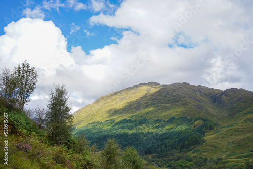Mountains near Glenfinnan in the Scottish Highlands