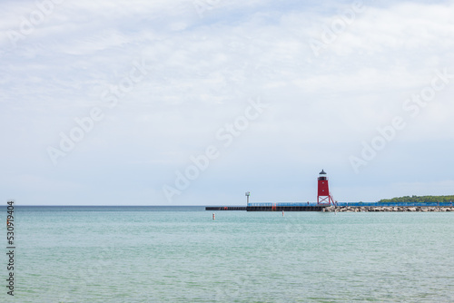 Charlevoix South Pierhead Light, Michigan © Martina