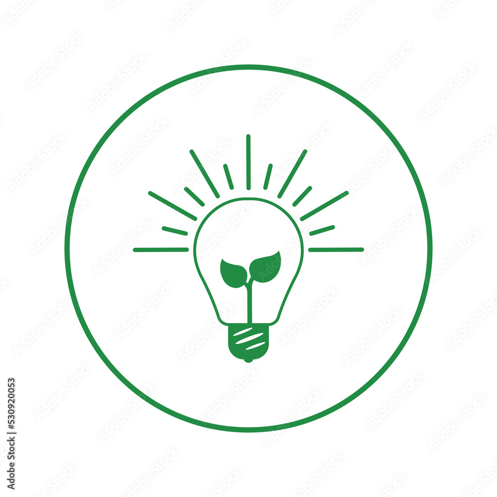Ecology idea plant thinking icon | Circle version icon | Ecology idea plant thinking icon | Circle version icon |