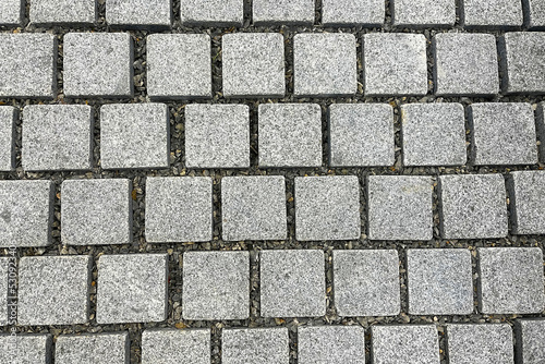 Outdoor stone tiles. Garden pavement