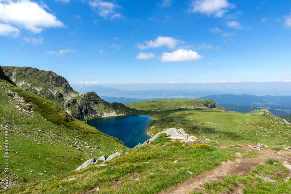 Landscape of The Seven Rila Lakes, Rila Mountain, Bulgaria Landscape of The Seven Rila Lakes, Rila Mountain, Bulgaria
