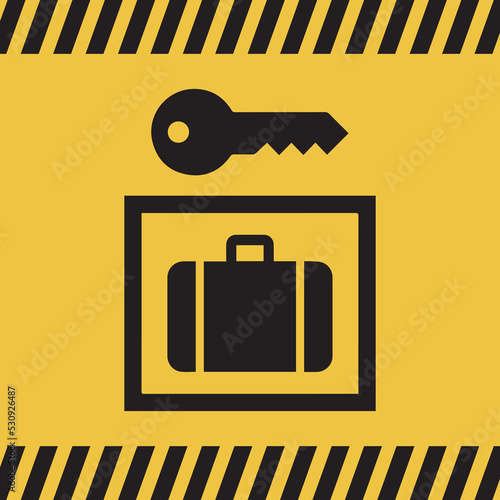 Logo consigne bagages.