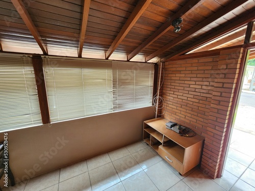 cortina velha persiana