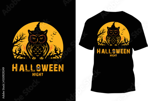 Halloween retro vintage t shirt design