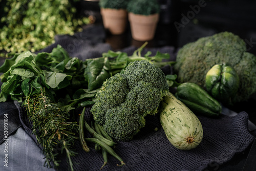 Legumes verde, orgânica e saudável