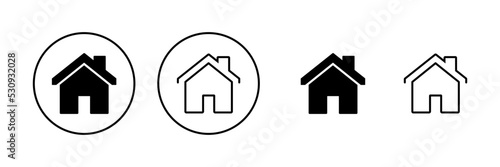 House icon vector. Home sign and symbol