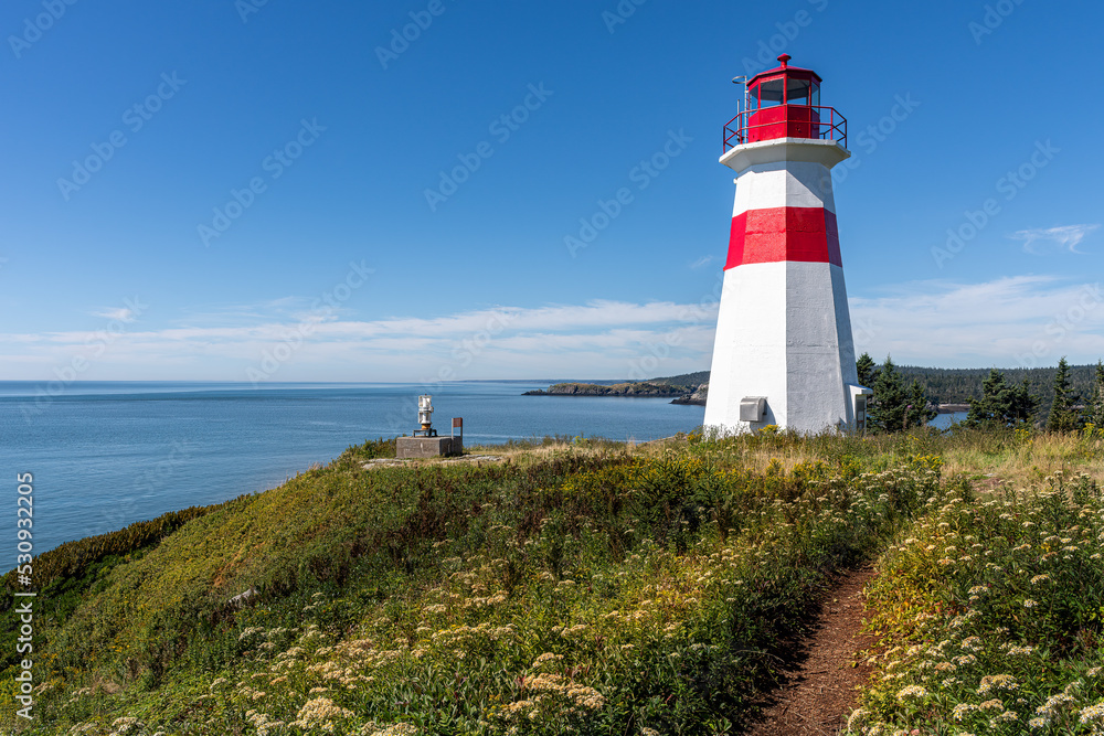 lighthouse on the coast of New Brunswick Canada
