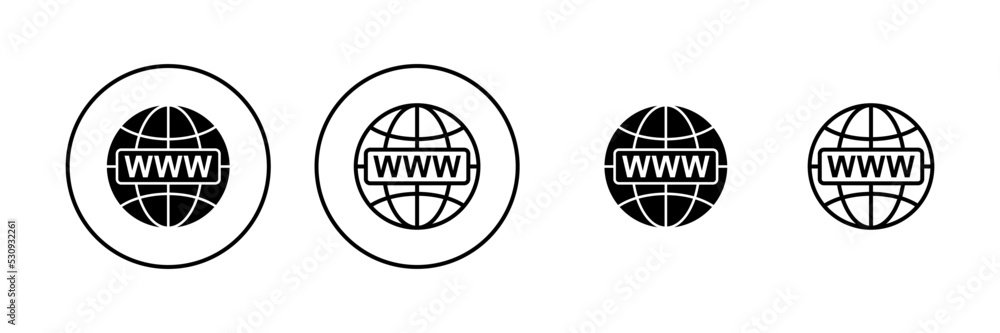 Web icon vector. go to web sign and symbol. web click icon. Global search icon Web icon vector. go to web sign and symbol. web click icon. Global search icon