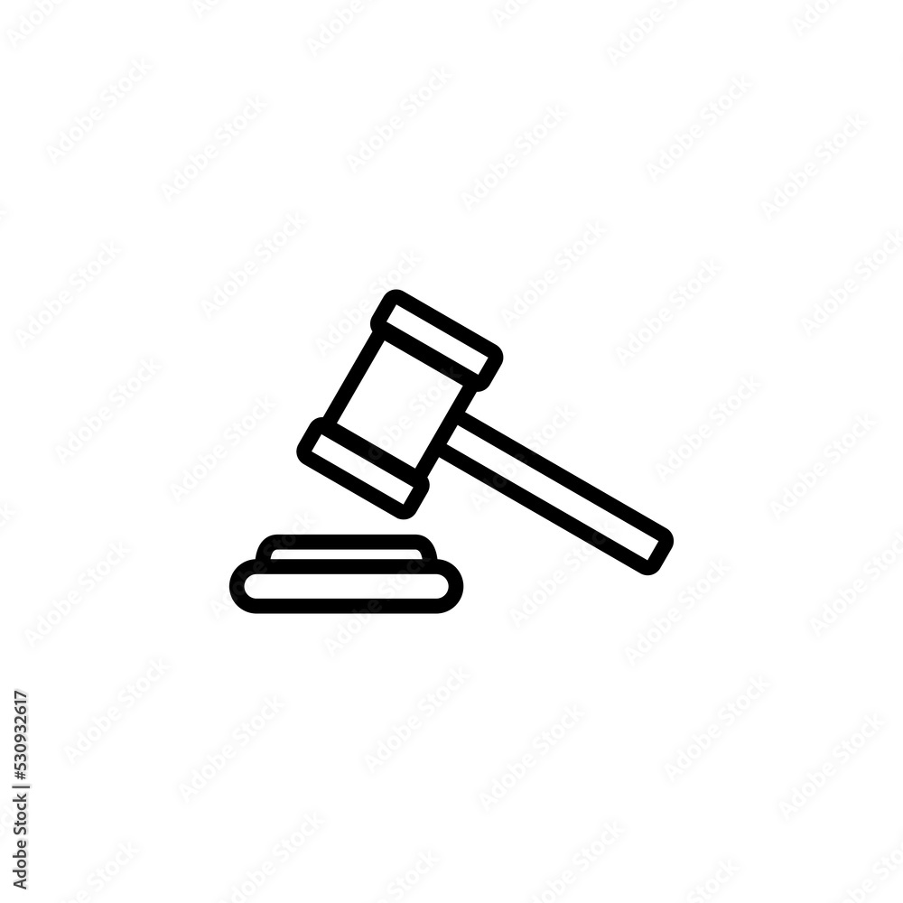 Gavel icon vector for web and mobile app. judge gavel sign and symbol. law icon. auction hammer Gavel icon vector for web and mobile app. judge gavel sign and symbol. law icon. auction hammer