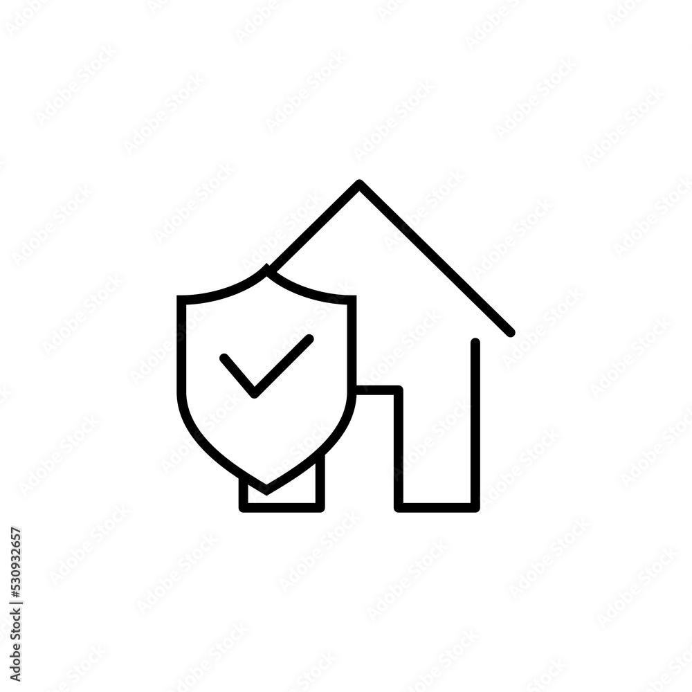 home insurance icon for web and mobile app. home protection sign and symbol home insurance icon for web and mobile app. home protection sign and symbol