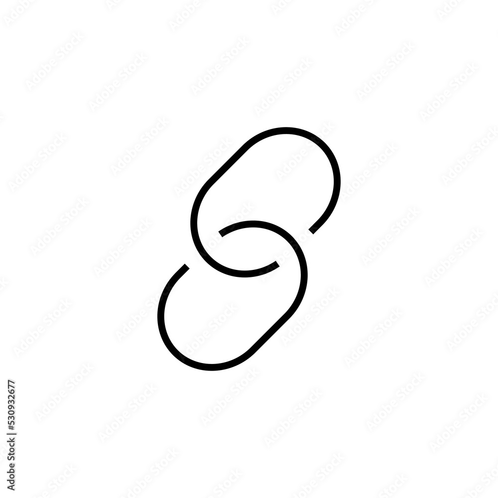 Link icon for web and mobile app. Hyperlink chain sign and symbol Link icon for web and mobile app. Hyperlink chain sign and symbol