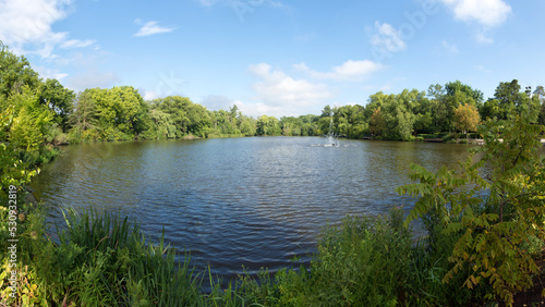 Mill pond park in Richmond Hill, Ontario, Canada