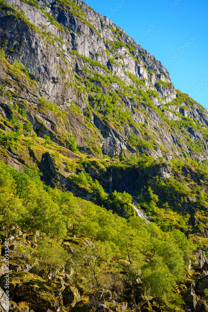 Mountain landscape scenes Norway circa 2022