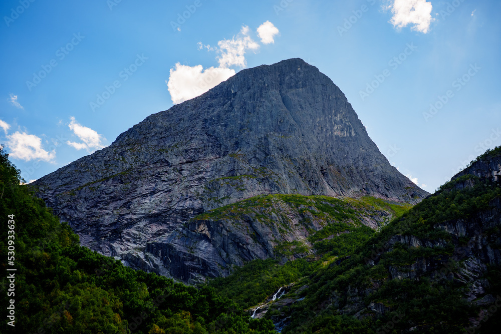Briksdalsbreen mountain range Norway
