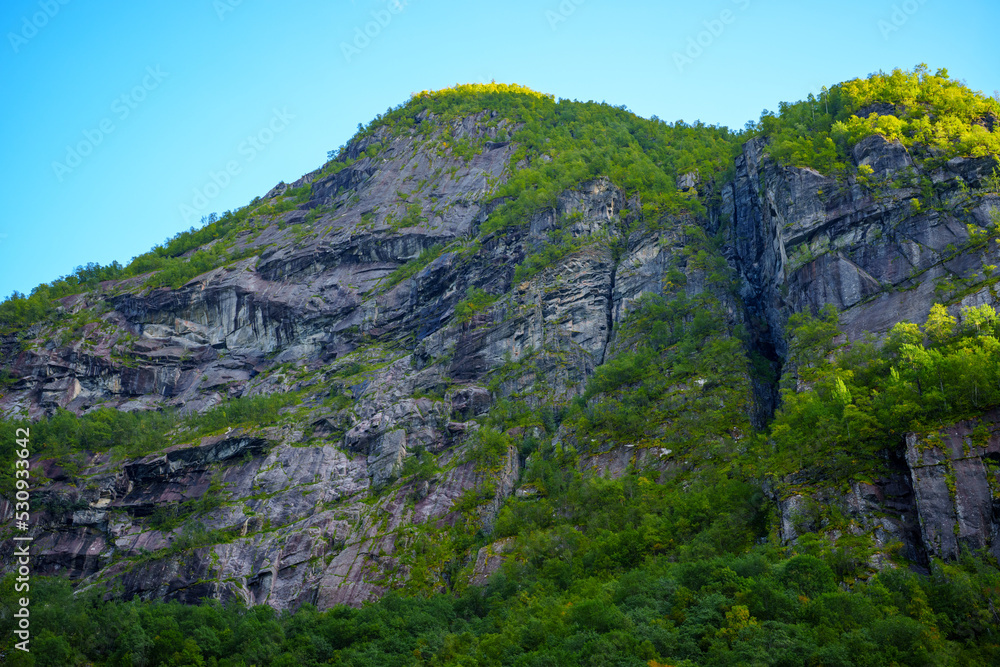 Beautiful Norwegian mountain ranges