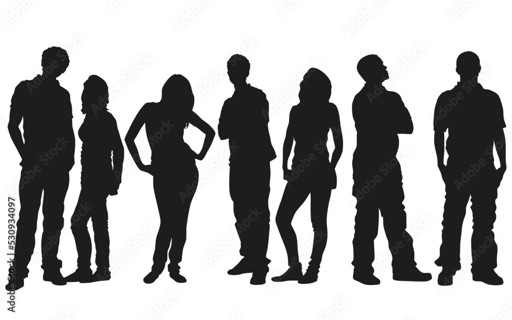 Fototapeta premium People Silhouette 6
