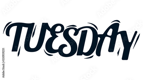 tuesday vector template
