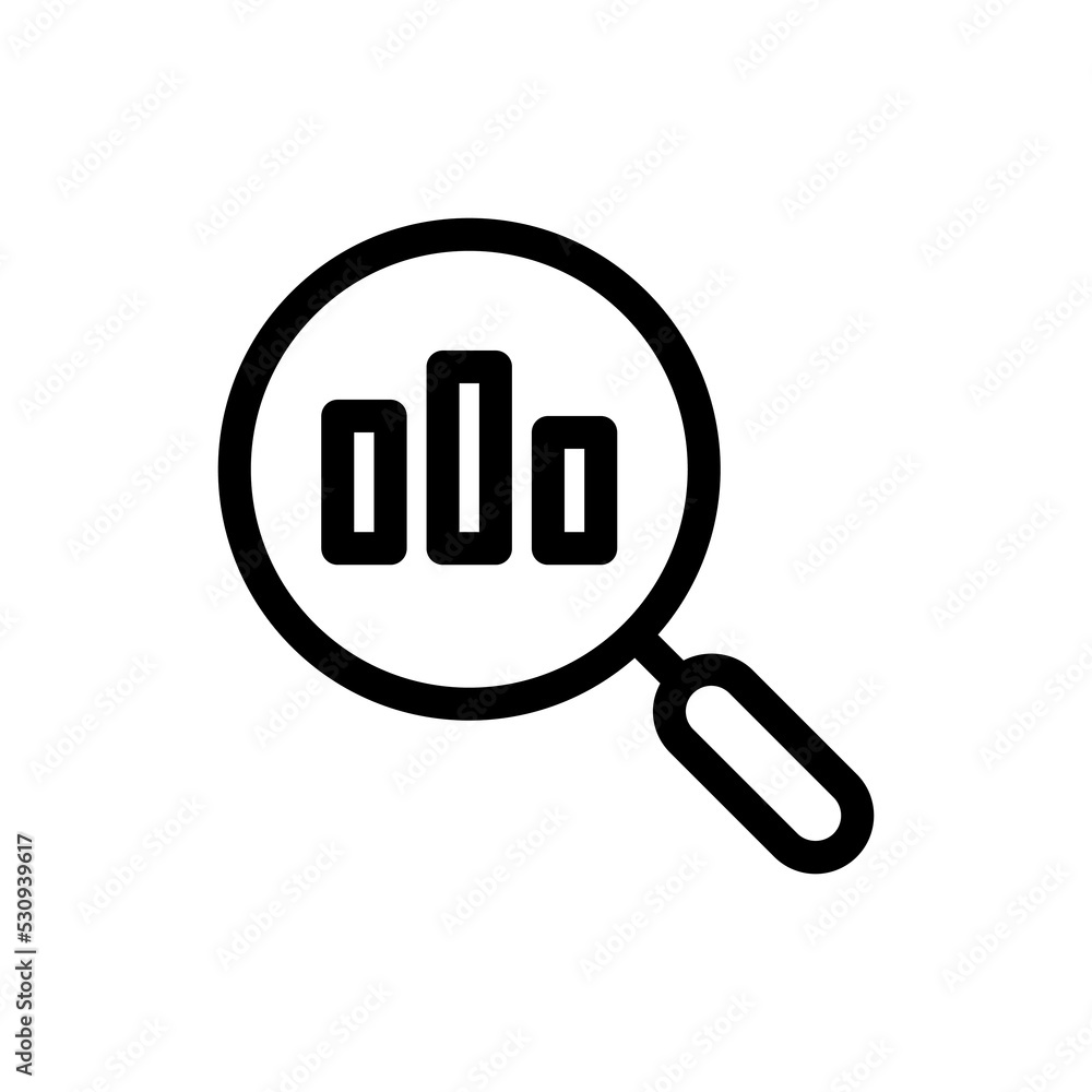 analysis graph line icon illustration vector graphic analysis graph line icon illustration vector graphic
