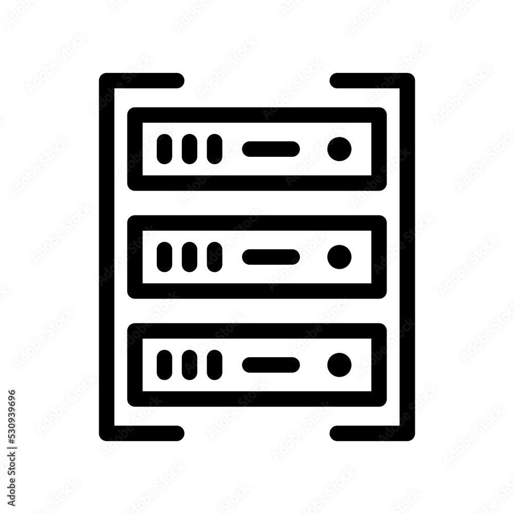 server line icon illustration vector graphic server line icon illustration vector graphic