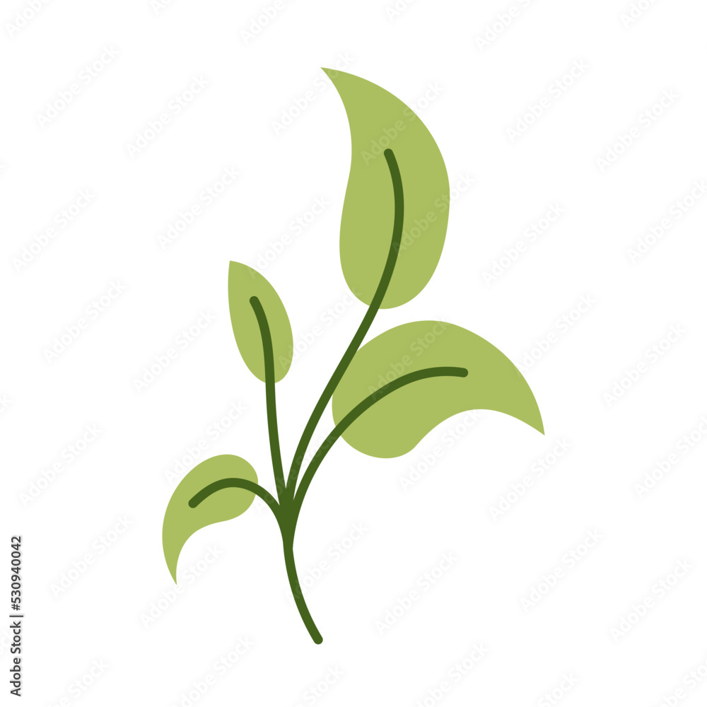 Naklejka premium Leaves Nature