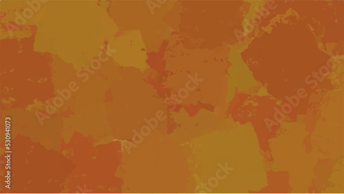 Orange watercolor background for your design  watercolor background concept  vector.