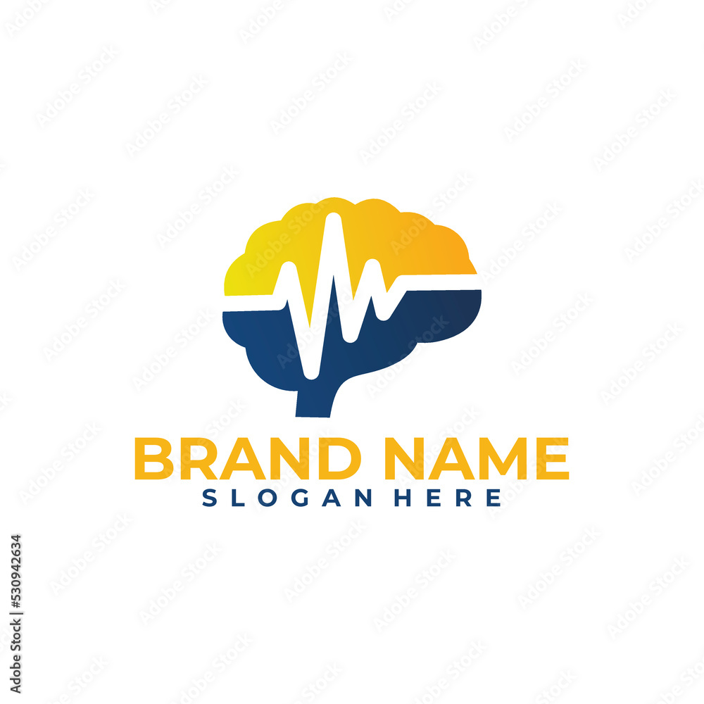 brain health logo vector design template brain health logo vector design template