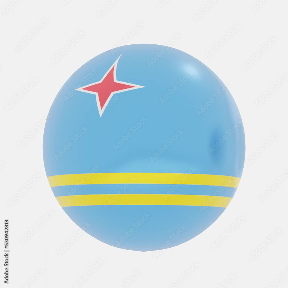 Aruba flag icon or symbols Aruba flag icon or symbols