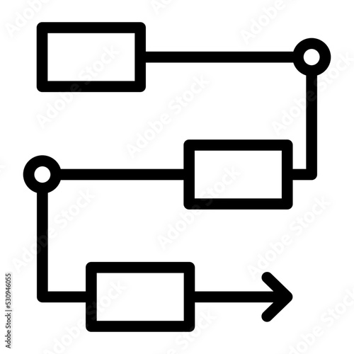 planning line icon