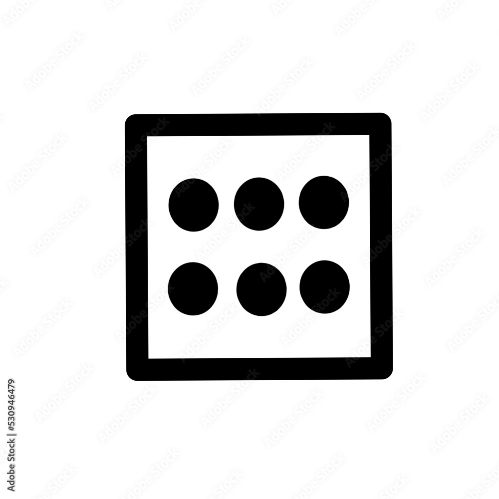 Dice cartoon icons Dice cartoon icons