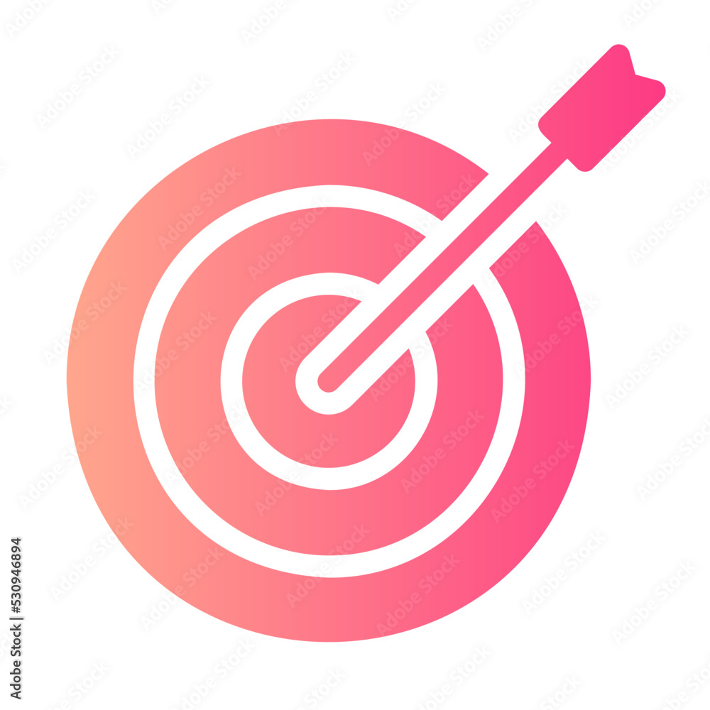 target gradient icon target gradient icon