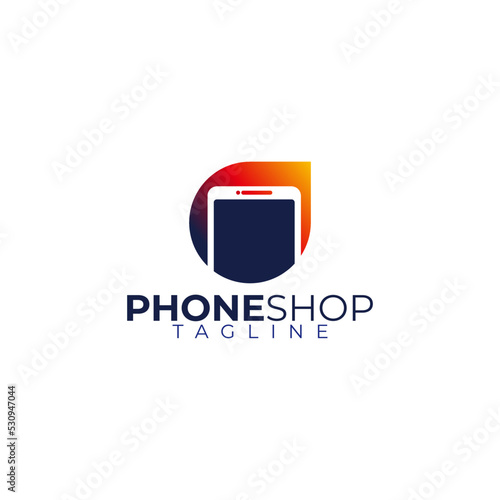 Free Download Phone store logo icon concept vector isolated - GFXLoad
